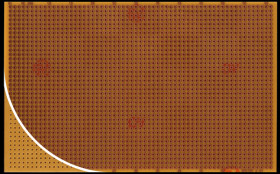 RE200-HP Prototyping board FR2 RM 2.54 mm 38 x 61 single-hole conductors