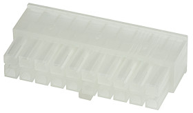 Obudowa złącza 20-pinowe 2-rzędowe raster: 4.2mm Molex Żeński Montaż na kablu Mini-Fit Jr Mini-Fit Jr., Gniazdo