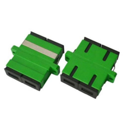 Adapter SM SC/APC duplex, przezroczysty ISP 101828