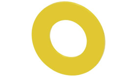 Etykieta podkładkowa żółta 45mm do otworu 22mm grubość 2mm bez inskrypcji SIRIUS ACT 3SU1900-0BA31-0AA0