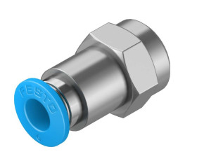 Złączka pneumatyczna G 1/8 żeńskie Wciskane 6 mm Festo Adapter gwintowany prosty G 1/8 żeńskie