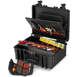 KNIPEX 00 21 36 Tool Case &quot;Robust34&quot; Electric 26 parts 419 mm