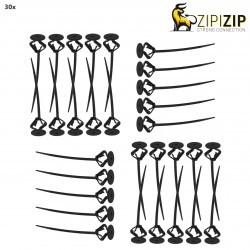 30x ZipiZip uniwersalny kołek mocujący spinka samochodowa Zipi zip
