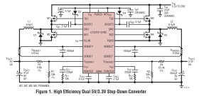 High Efficiency, 2-Phase Synchronous Step-Down Switching Regulator