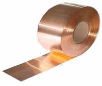 BLACHA0.2CU_25 Blacha miedziana - taśma - szerokość 25 mm; grubość 0.2 mm - miękka