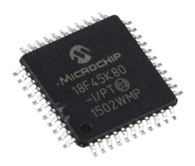 Mikrokontroler Microchip PIC18F45K80-I/PT PIC18F45K80 TQFP 44-pinowy Powierzchnia PIC 32kB 8 bit 64 MHz, 1 kB RAM Flash,