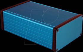 1455N1601BU profile housing, 1455 N, 160 x 103 x 53 mm, blue
