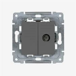 DANTE Gniazdo antenowe TV grafit 456053