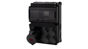 Rozdzielnica Lago 10M Scenic - Gniazda Proste 32A 5P, 4X230v /10 Modułów/