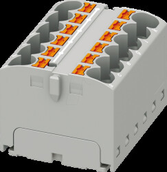 3273944 PTFIX distributor block, 12x4, grey