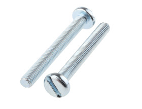 Śruby maszynowe M6 łeb z łbem walcowym soczewkowym Stalowe długość 50.0mm skok 1.0mm