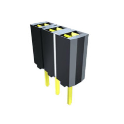 Gniazdo PCB 1 -pinowe raster: 2.54mm Proste Przewlekany