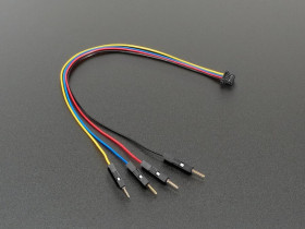 Adafruit STEMMA QT / Qwiic JST SH 4-pin to Premium Male Headers Cable