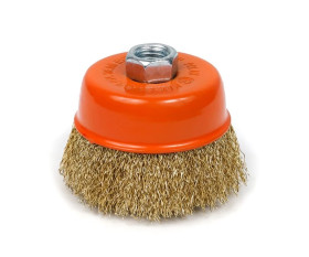 Szczotka czołowa z gwintem do szliferek kątowy M14 75 mm (54-176)