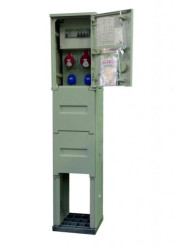 Rozdzielnica budowlana na fundamencie (2x2P+Z 1x16A/5P 1x32A/5P) RB2/2/F W6019-1218-005