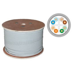 Skrętka F/UTP kat.6 + ekran (500m) LSOH Cca ALAN