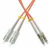 SD patchcord MM;SC/UPC-LC/UPC;duplex 50/125 włókno OM2 3,0mm 1m 8632