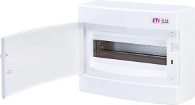 Rozdzielnica modułowa 1x12 natynkowa drzwi białe / IP 40 400V AC / ECT12PO 001101006