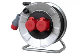 Przedłużacz siłowy na bębnie metalowym BORDO-320 2x32/5, wt. 32/5 OPD 5x4 /15m/