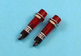 KONTR.NEONOWA AC MAŁA RED 9,0mm