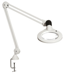 Lampa z lupą 5dioptrii średnica soczewki 127mm 230V ac 11W