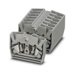 Kostka zaciskowa na szynie DIN Phoenix ContactZacisk sprężynowy MSB 2.5-M YE 24A 800 V