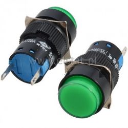 Kontrolka LAS1-AY-D/G, 12V AC/DC zielona 16mm