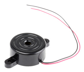 Brzęczyk piezoelektryczny średnica 33.7mm, sygnał ciągły 96dB RS PRO