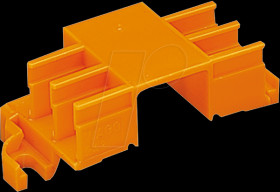 243-113 Plug-in terminal bracket for 6-way micro plug-in terminals, oran