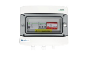 Rozdzielnica przył. hermetyczna EMITER z ogranicznikiem przepieć AC typ 1+2, 20A 3-F, różnic 40A/300mA, EM-307_AC