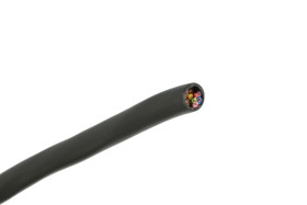 Przewód; do transmisji danych; Technotronik; YTLY; 7x022 + 3x0,34mm2; linka; Cu; czarny; PVC; okrągły; ekranowany; 300V; zwój 20