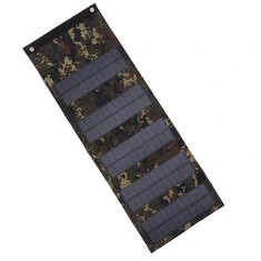 20W 5V Przenośna Składana Ładowarka Słoneczna z 5-składanym Panelem Słonecznym z Portem USB Ogniwem Słonecznym wodoodpornym do Z