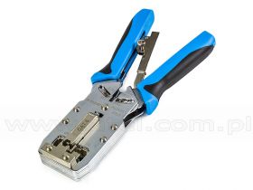 Zaciskarka RJ45 (8p), RJ12, RJ11 (6p), czołowa (AT-2810R)