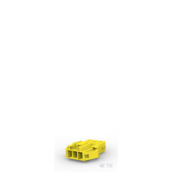 TE Connectivity 2005250-4 PDL 3P Cap 3.96mm Yellow Female Unshrouded