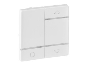 MyHome Plakietka wyłącznika roletowego Zigbe biała 754724 LEGRAND