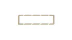 Ramka Wypełniająca Poczwórna Serii Deco Złoty 29Drw-4