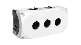 Obudowa Kasety 3-Otworowa 22Mm Szara Ip67 Lpzp3a8