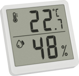 TFA Dostmann Digitales Thermo-Hygrometer Termohigrometr biały 1 szt.