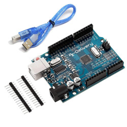 Microcontroller board AZ-ATmega328 board with USB cable