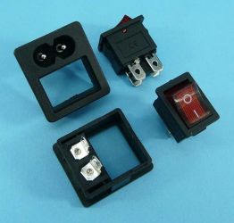 WT.AC ZASIL.ÓSEMKA DO OBUDOWY+WYŁ.IEC