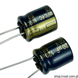 EEUFC1H121 Electrolytic 120uF 50V Radial 105'C RADIAL PANASONICC