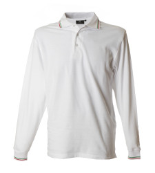 SAVONA WHITE POLO M/LUNGA