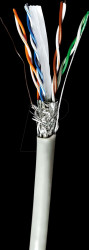CCBG8524GY305 Cat.6 patch cable, S/FTP, 305 m