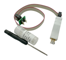 Sonda pomiarowa (klips) MSOP8 (R=0,65mm) z przewodem i adapterem DIL8