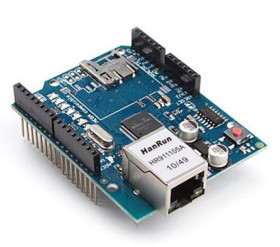 W5100 Ethernet Shield Network Module with microSD Card Reader - Arduino