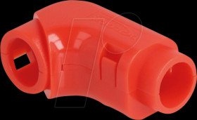 88126 Cable protector, 90° adapter, 8 pieces, red