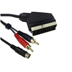 Kabel SCART-2*RCA+SVHS 2.0m ICIDU