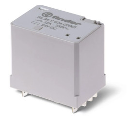 Przekaźnik przemysłowy do gniazd serii 96.x4, 4P 12A 24V DC, styki AgNi, wykonanie TRAKCYJNE PKP 56.34.9.024.0000T
