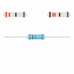 Rezystor 22 Ohm tolerancja 1% precyzyjny moc 3W 22R 5x16mm metalizowany