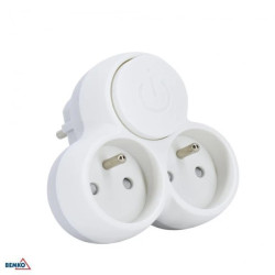 Rozgałęźnik +0 2xGN 16A TRÓJKĄTNY Z WYŁ.